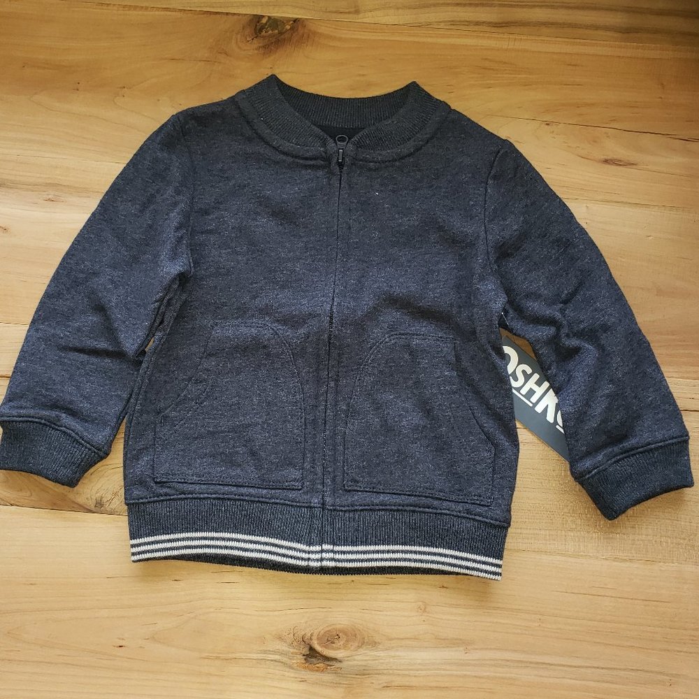 Boys Blue Zip-Up Jacket